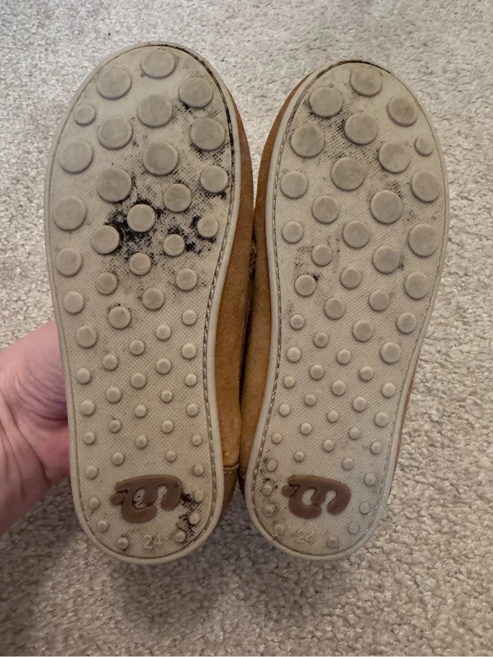 Mayoral Tan Suede Moccasin Loafers for Men